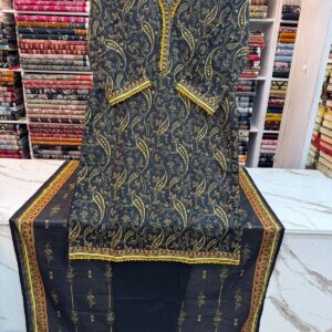 khaddar printed 3 piece kc 62