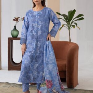 khaddar embroidery 3 piece kc 202