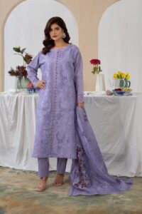 khaddar embroidery 3 piece kc 204