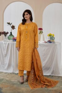 khaddar embroidery 3 piece kc 206