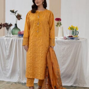 khaddar embroidery 3 piece kc 206