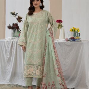 khaddar embroidery 3 piece kc 207