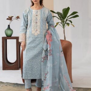 khaddar embroidery 3 piece kc 211