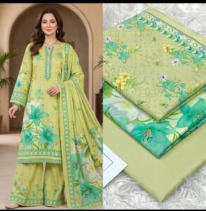 3-Piece Printed Lawn Suit 