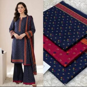 3 piece printed lawn suit