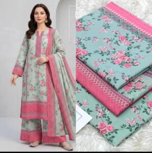 3 piece printed lawn suit
