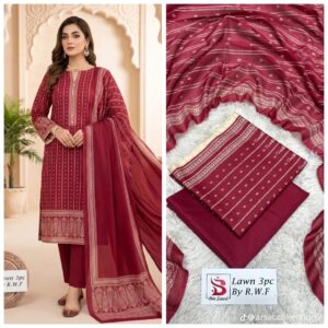 3-Piece Printed Lawn Suit