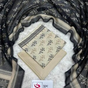 3-Piece Printed Lawn Suit
