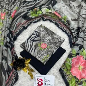 3 piece printed lawn suit
