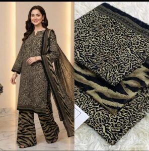 3 piece printed lawn suit