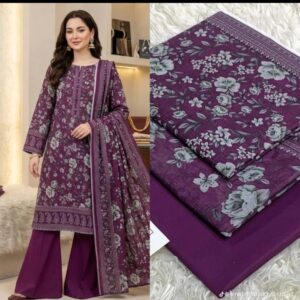 3 piece printed lawn suit