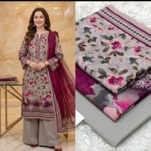 3 piece printed lawn suit
