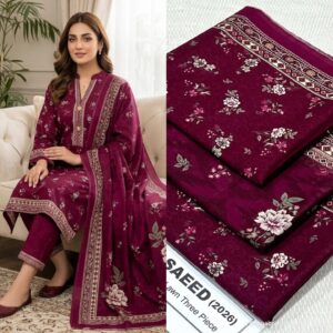 3 piece printed lawn suit