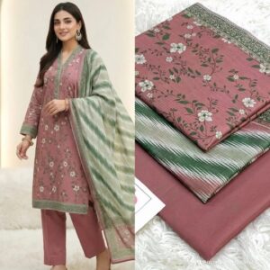 3 piece printed lawn suit