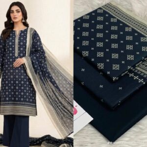 3 piece printed lawn suit