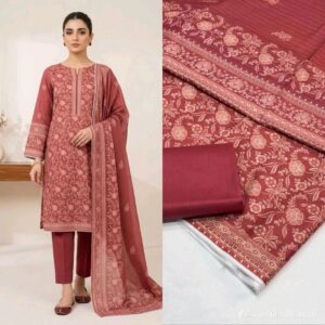 3 piece printed lawn suit