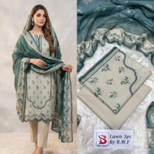 3-Piece Printed Lawn Suit