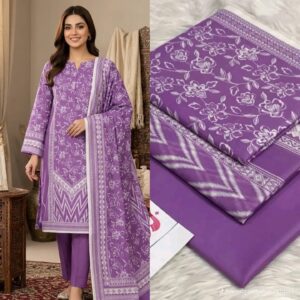 3 piece printed lawn suit