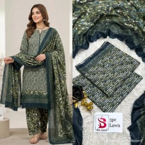3-Piece Printed Lawn Suit
