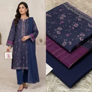 3-Piece Printed Lawn Suit