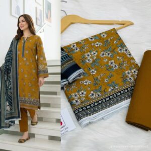 3 piece printed lawn suit