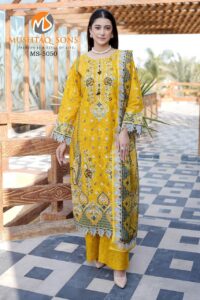 3-Piece Stitched Lawn Suit 