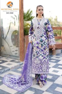 3 piece stitched lawn suit