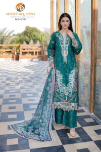 3 piece stitched lawn suit