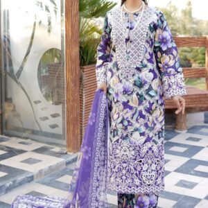 3 piece stitched lawn suit