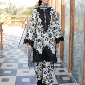 3 piece stitched lawn suit