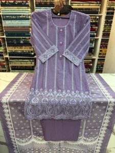 3 piece stitched lawn suit