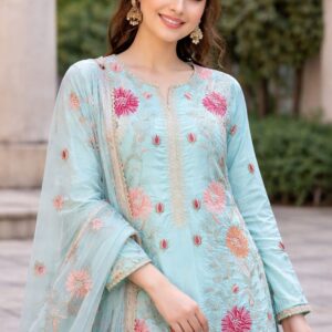 3 piece stitched lawn suit